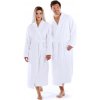 Unisex župan do sauny biely - Vestis S