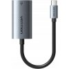 Vention Adaptér USB-C na Gigabit Ethernet 0.15m RJ45 Hliníkové puzdro