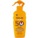 Nubian Kids mlieko na opaľovanie spray SPF50 200 ml