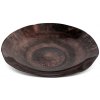 EUROFIRANY SKLENENÝ DEKORAČNÝ tanier PATI 04 30 x 29 x 5 cm HNEDÝ