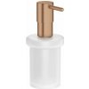 Dávkovač tekutého mydla Grohe Essentials, kartáčovaný teplý západ slnka 40394DL1