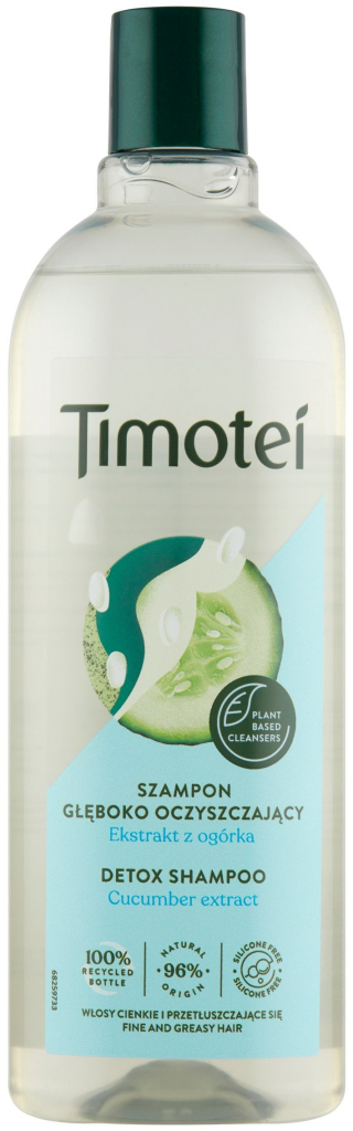 Timotei Svieža uhorka šampón 400 ml