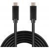 PremiumCord USB-C kabel ( USB 3.1 gen 2, 3A, 10Gbit/s ) černý, 2m ku31cg2bk