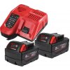 Milwaukee - Nabíjačka M18™ 2x AKU 5Ah 4932479831