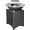 STREND PRO Grill Gril Strend Pro Fiesta, čierny, oceľ, priemer 75 cm, s ohniskom