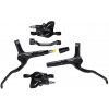 Shimano brzda kotúčová MT200 čierna, predná + zadná komplet bez kotúčov / čierne hadice (zadný J-kit)