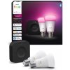 Základná sada Philips Hue WACA 2xE27/8,1W 1000-20000K + zariadenie na pripojenie 8721103107619 + záruka 3 roky zadarmo