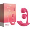 HoneyPlayBox Melody Pressure Sensing App-Controlled Twin Balls Clit& G-spot Vibrator Magenta