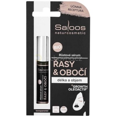 Rastové sérum na riasy a obočie BIO SALOOS Naturcosmetics 7ml