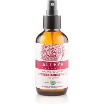 Alteya Organics Ružová voda Bio z ruže stolistej (Rosa Centifolia) Alteya Organics 120 ml sklo
