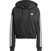 Pánska mikina adidas, ESSENTIALS 3-STRIPES FRENCH TERRY čierna,biela L