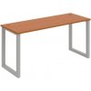 Hobis Pracovný stôl UNI O, 160x75,5x60 cm, čerešňa/sivá
