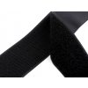 Suchý zips háčik + plyš šírka 50 mm čierna 1m