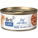BRIT CARE cat ADULT BEEF paté olives 70 g