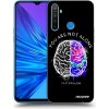 Picasee silikónový prehľadný obal pre Realme 5 - Brain - White