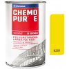 Chemopur E U2081 6201 žltá stredná vrchná polyuretánová farba na kov, betón, drevo 0,8L