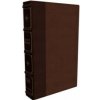 KJV, Large Print Verse-by-Verse Reference Bible, Maclaren Series, Leathersoft, Brown, Comfort Print
