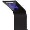 Verona Black termostatický sprchový panel, nehrdzavejúca oceľ, LED
