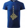 50 rokov na krku reťaz - Klasické pánske tričko vyššej gramáže - XS ( Kráľovská modrá )