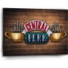 Sablio Obraz Seriál Priatelia CENTRAL PERK Tehly - 90x60 cm