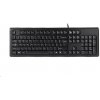 A4tech KR-92, klávesnica, CZ/US, USB, čierna