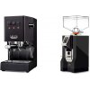 Gaggia New Classic E24 BC, black + Eureka Mignon Perfetto, CR black