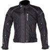 SPADA moto bunda AIR PRO M čierna (perforovaná letná textilná bunda vrátane pláštenky)
