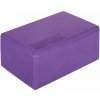 Merco Yoga Block kocka na jógu 22,5x15x10 cm fialová
