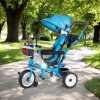 DETSKÝ TROJKOLESOVÝ BICYKEL 3V1, OTOČNÝ, ŠPORTOVÝ KOČÍK, MULTIFUNKČNÝ