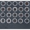 BGS technic Sada gola hlavíc na bezpečnostné skrutky kolies pre VAG (Volkswagen Audi Group) , 12.5 mm (1/2”), 20 ks (BGS 8963)