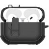 DUX DUCIS Pecp odolný obal s karabínou pre AirPods Pro 2 - čierny - možnosť vrátiť tovar ZADARMO do 30tich dní