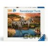 RAVENSBURGER Zebry pri napájadle 500 dielov