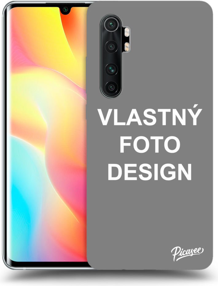 Púzdro Picasee silikónové Xiaomi Mi Note 10 Lite - Vlastné design/motiv čiré