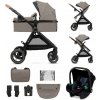 Kinderkraft KINDERKRAFT - Kombinovaný kočík 3v1 ESME Sand beige + autosedačka MINK PRO AG0896 + záruka 3 roky zadarmo + záruka 3 roky zadarmo