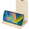 DUX DUCIS flipové puzdro pre iPhone 14 Pro Max - zlaté - možnosť vrátiť tovar ZADARMO do 30tich dní