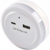 Emos P3323 LED nočné svetlo s fotosenzorom do zásuvky P3323 - Nočné svetlo do zásuvky s USB-A a USB-C