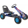 Majlo Toys šliapacia motokára s nafukovacími kolesami Formula 15 modrá