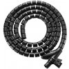 EVOLVEO CableHold, organizér kabelů, 2, 5 m x 2 cm, samosvorný, černý CABLEHOLD-2520BK