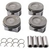 4x kompletný piest 71 OCTAVIA II 09-13 FABIA ROOMSTER 11-15 YETI 10- RAPID 13- 1.2 CBZB 03F107065F Borsehung