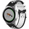 Silikónový remienok (šírka 20mm) – čierno-biela - Samsung Galaxy Watch Active 2 40mm (SM-R830)