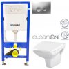 GEBERIT DuofixBasic s matným tlačidlom DELTA21 + WC CERSANIT CLEANON CARINA + SEDADLO 458.103.00.1 21MA CA2
