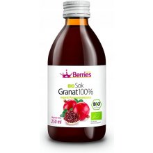 Berries šťava z granátového jablka 100% 250 ml