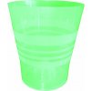 Plastkon dekorativní kvetináč Orchid 15 cm transparentní zelený