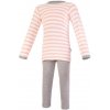 Little Angel Pyžamo DR šmyk Outlast® Pruh ružový/sivý melír Veľ. 122