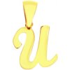 iBrill Zlatý prívesok – písmeno “U” - 0.76 g 38695