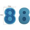 Silikónové formy - číslice veľké 8