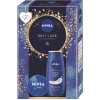 Nivea Best Care Creme Care ošetrujúci sprchový gél 250 ml + Nivea Creme krém pre základnú starostlivosť 75 ml, kozmetická sada