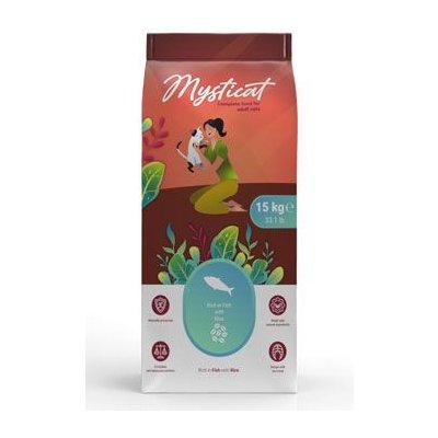 Kraftia MYSTICAT Adult Fish & Rice 15 kg