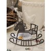 Clayre & Eef Hnedá dekoratívna kovová figúrka hojdací koník - 9*3*6 cm - Clayre & Eef