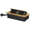 Výklopný blok zapustený ORNO OR-GM-9035/C, 2x 230V, 2x USB (A+C type; 3.6A), farba zlatá